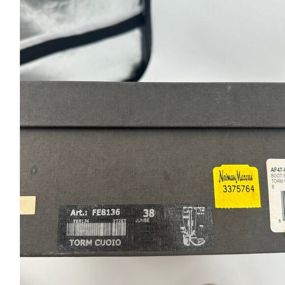 Alberto Fermani Boots Tall Cognac Tan Soft Supple Riding Leather Boots - Picture 2 of 11